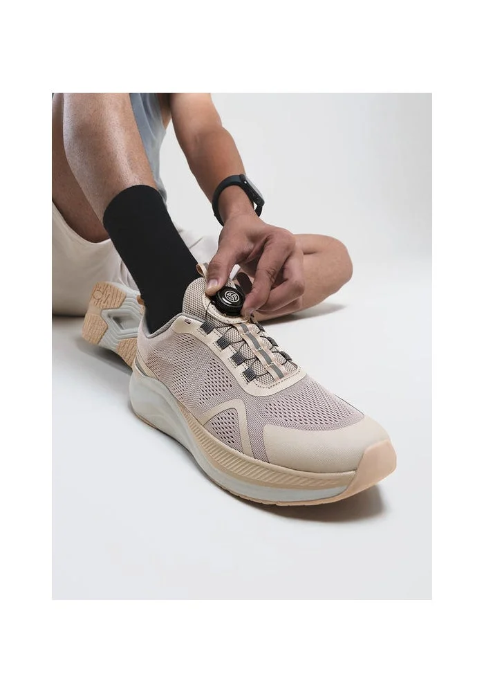 Bacca Bucci Beige ION Glide Sports Shoes with Rotary Lacing for Men | Best Price UAE